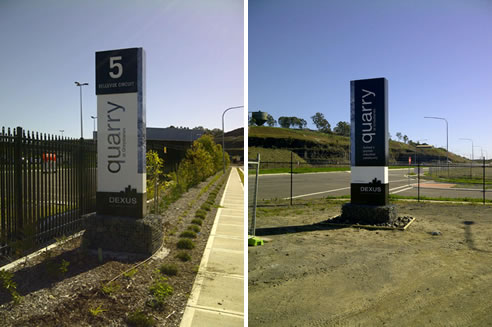 entry signage at dexus sydney