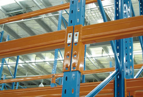 pallet racking beam connector