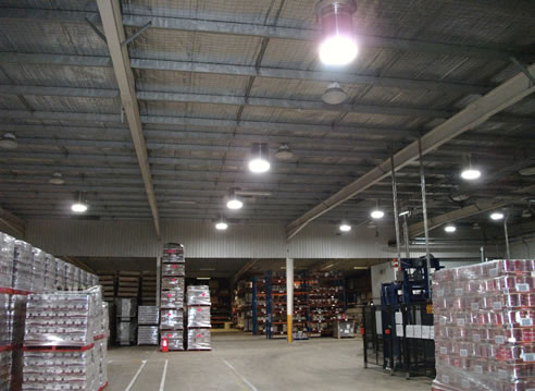 tubular daylighting warehouse