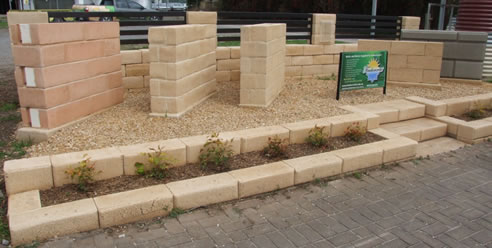 timbercrete display at mclaren vale