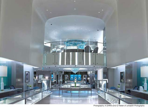 interior design tiffanys store melbourne