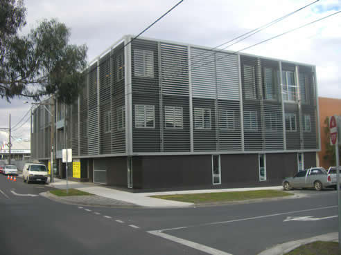 green building exterior