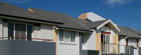 apartment townhouse roof
