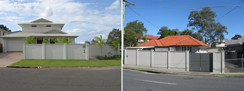 front of house fencing