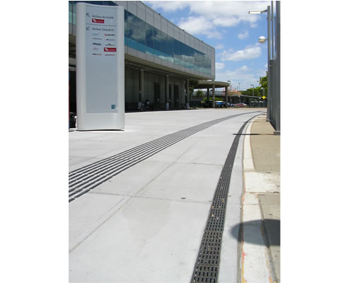 antislip drains at brisbane airport