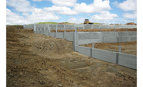 concrete sleeper walls