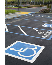 carpark stencilling