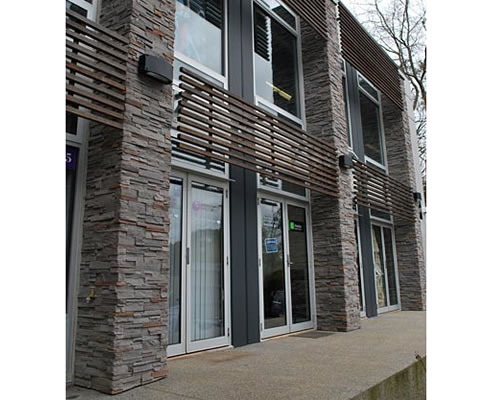 stack stone cladding facade