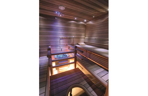 sauna interior