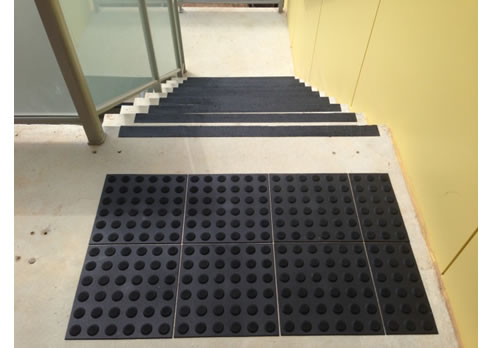 tactile indicators and stair nosings