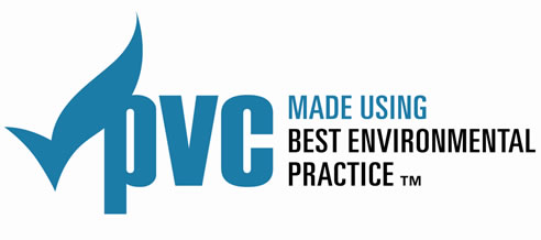 pvc made using best environmental practice logo