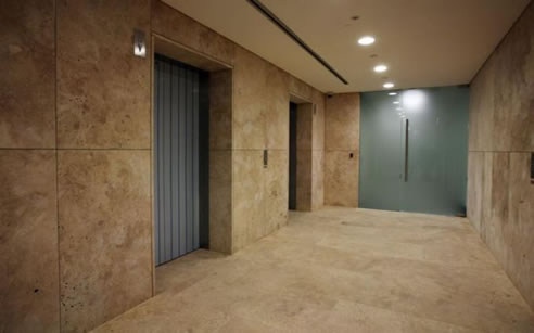elevator foyer marble