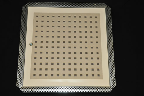 perforated plasterboard ceiling access panel