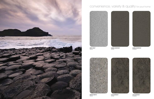 stone look laminate colours