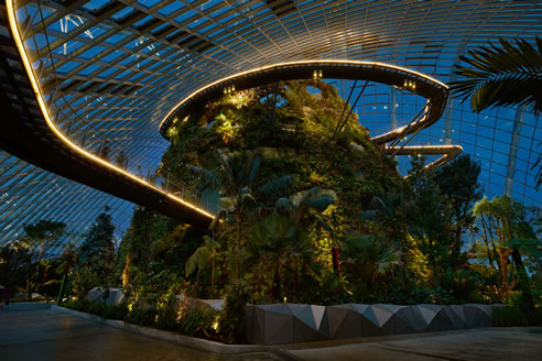 organic lighting gardens by the bay singapore