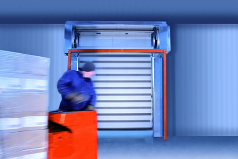 high speed freezer door