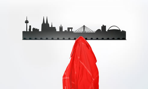 city coat rack