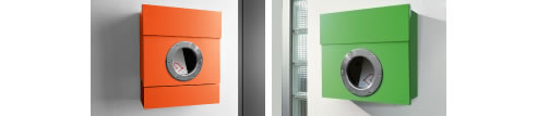 colourful letterboxes