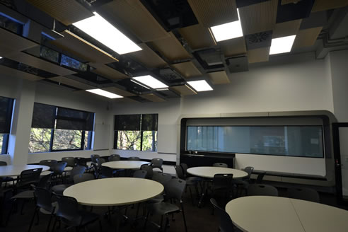 classroom ceiling acoustics