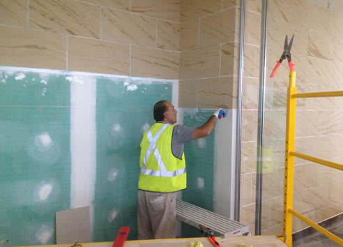installing sandstone veneer cladding