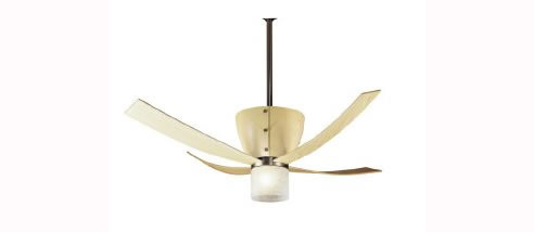 european style curved blade fan