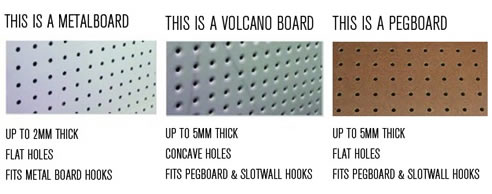 pegboard varieties