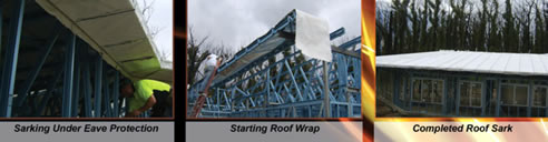 roof sarking application