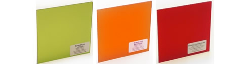 coloured perspex sheets