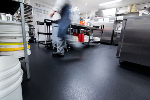 commercial kitchen safety floor