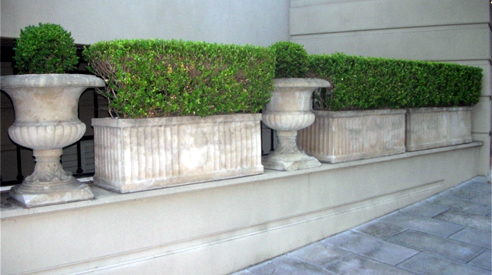 clonestone planter boxes and urns