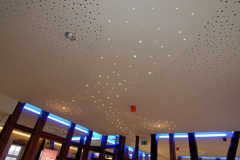 perforated acoustic ceiling