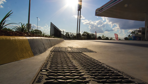 poly-concrete electrical pit