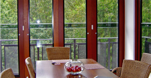 sashless window system for doors