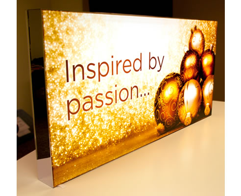 fabric lightbox sign