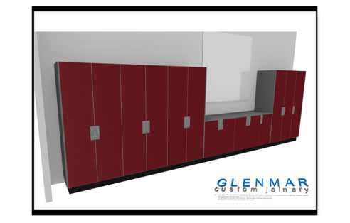 storage cabinet render