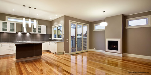 renovated kitchen dining