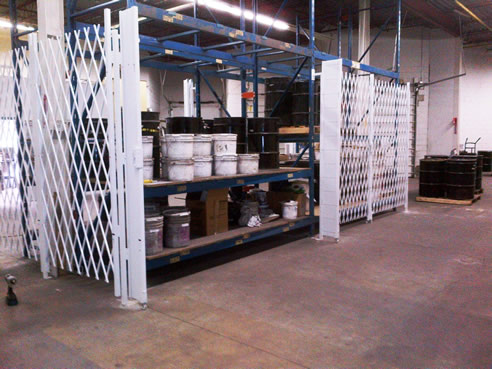 inventory control lockable trellis gates