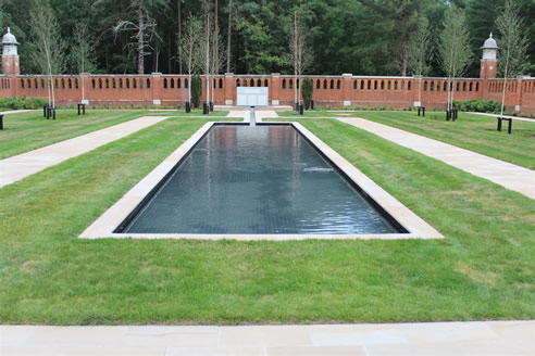 water feature maintained with hydroxypure