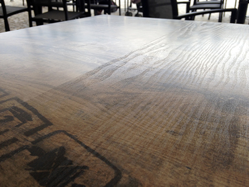 printed woodgrain laminate