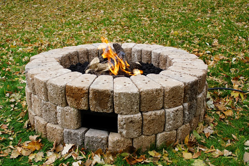 Custom Gas Fire Pit