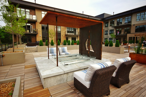 outdoor gas fires