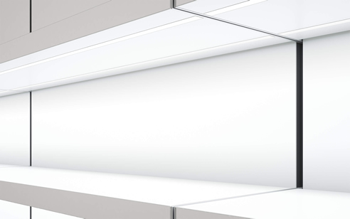 modular shelf lighting