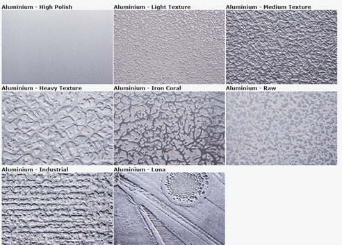 Lustre FX Metal Finish Coating Swatches
