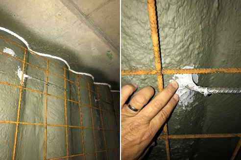 waterproofing secant basement wall