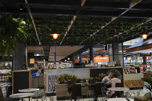 foodcourt supawood ceiling