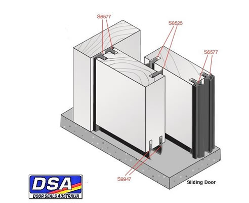 seals for sliding door