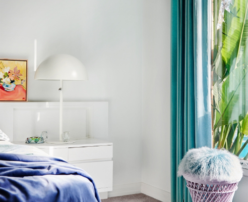 Tropical-inspired accents from Dulux