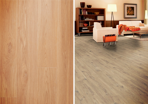Wideboard Oak laminate from Embelton