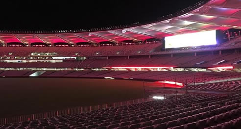 Stryüm Aluminium cladding Perth Stadium