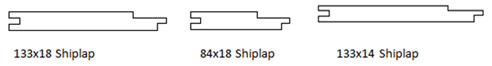 Shiplap profiles